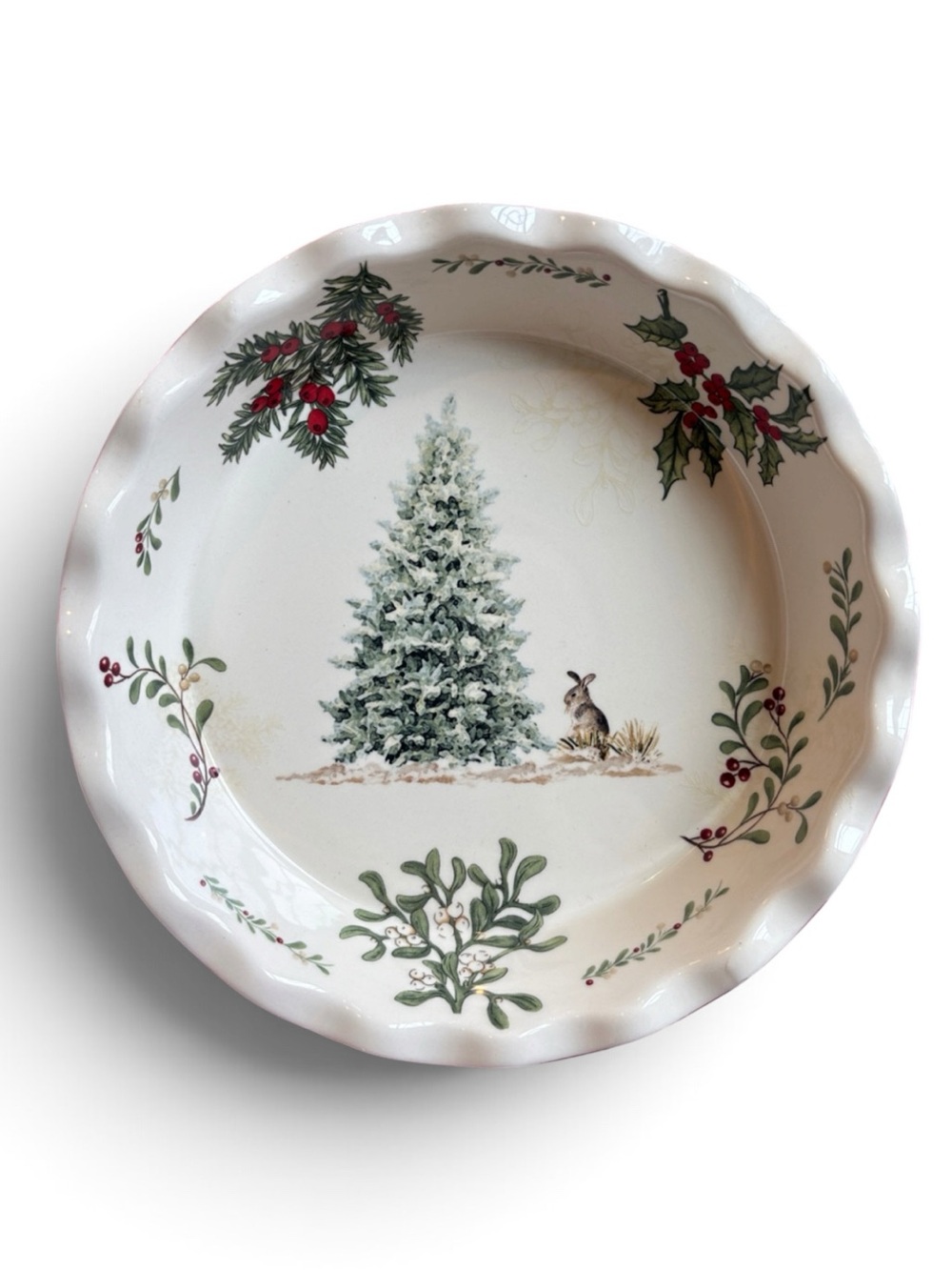 Better Homes & Gardens Winter Forest Heritage Collection 9" Pie Plate